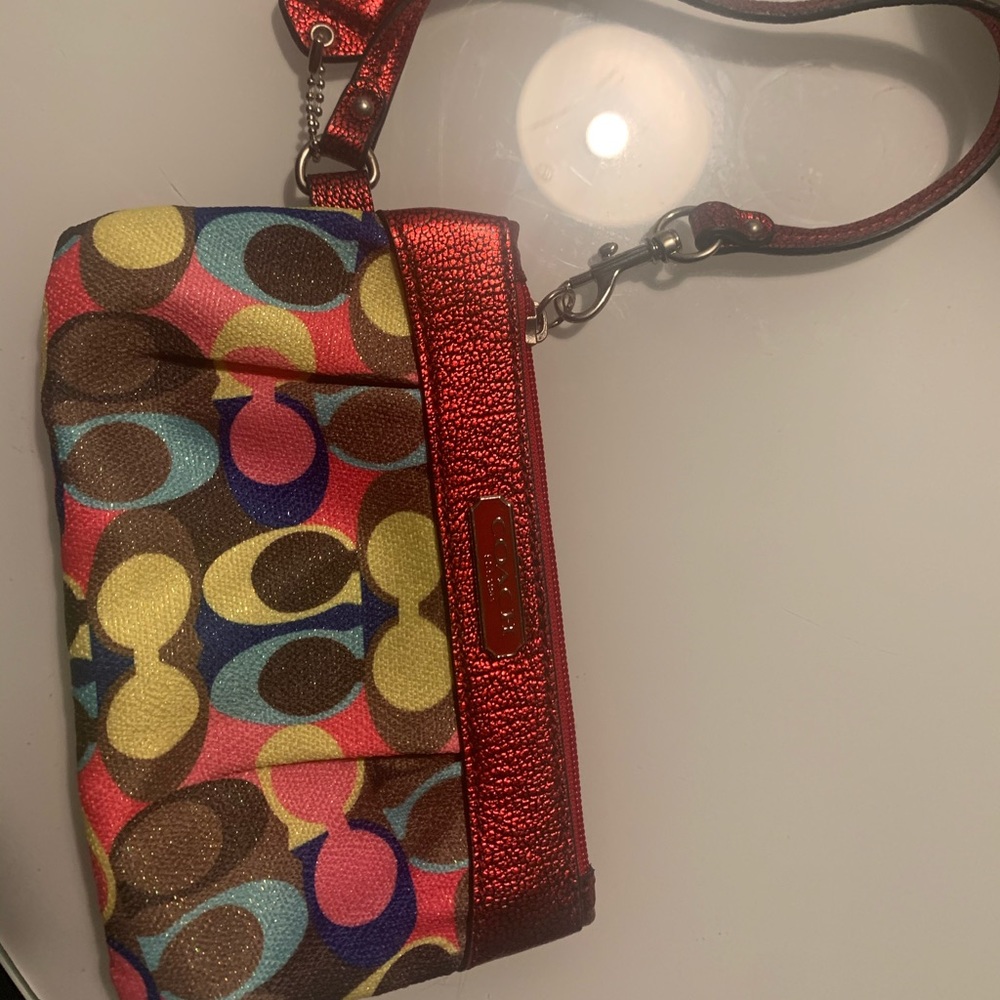 Coach zip wallet